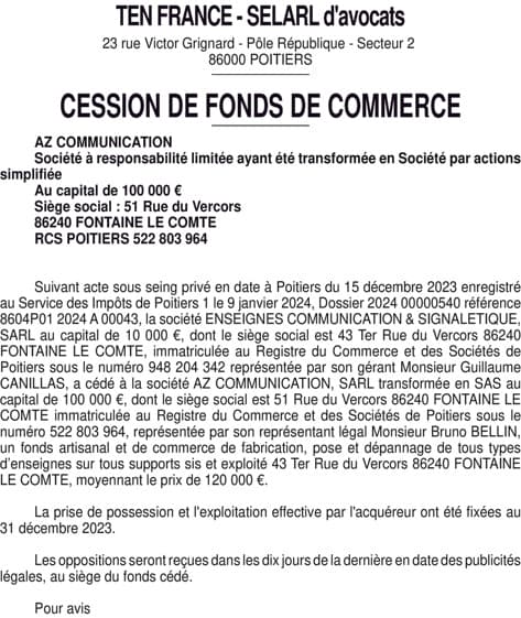 Contenu publication