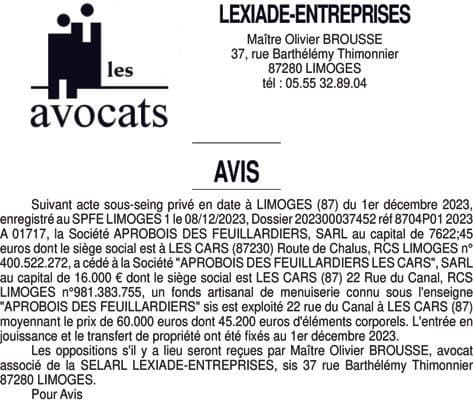Contenu publication