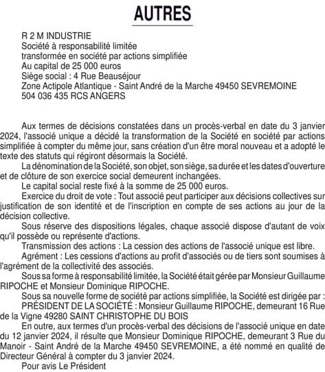 Contenu publication