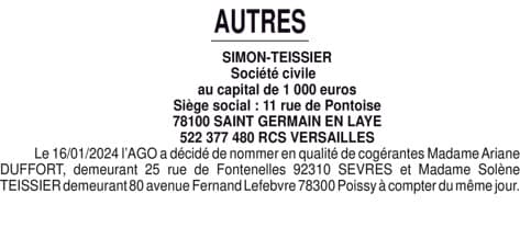 Contenu publication