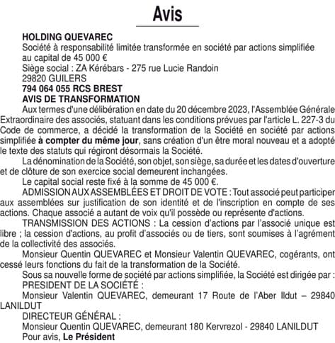 Contenu publication
