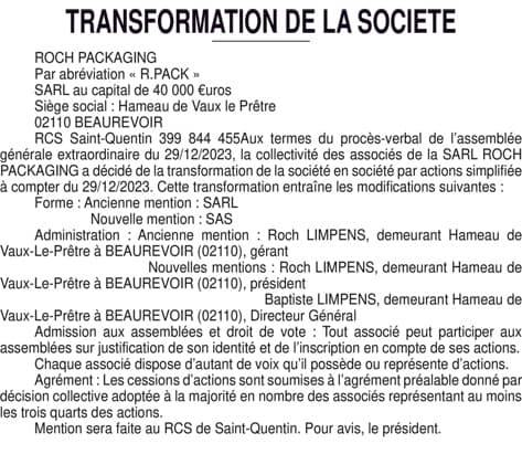 Contenu publication