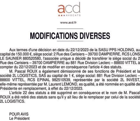 Contenu publication