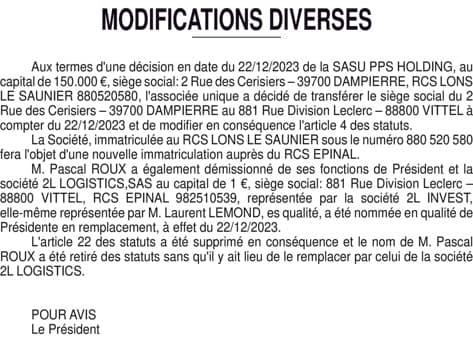 Contenu publication