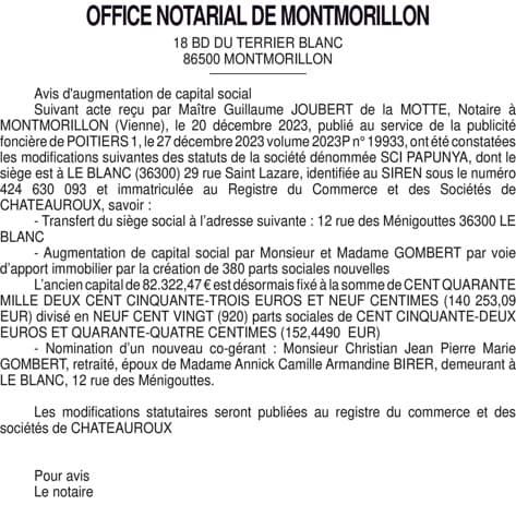 Contenu publication