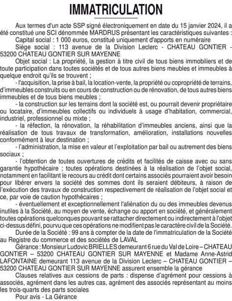 Contenu publication