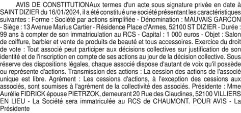 Contenu publication