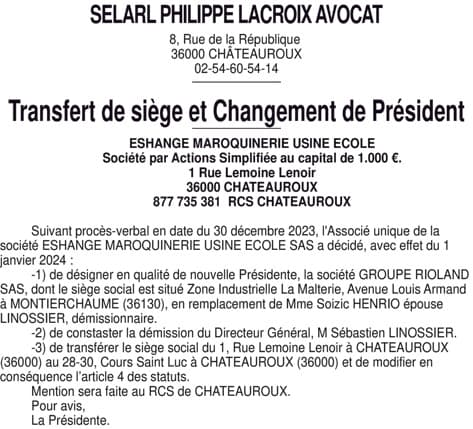 Contenu publication