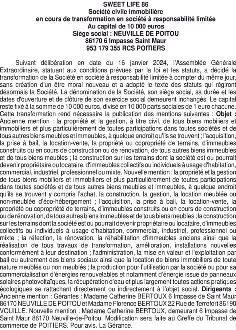 Contenu publication