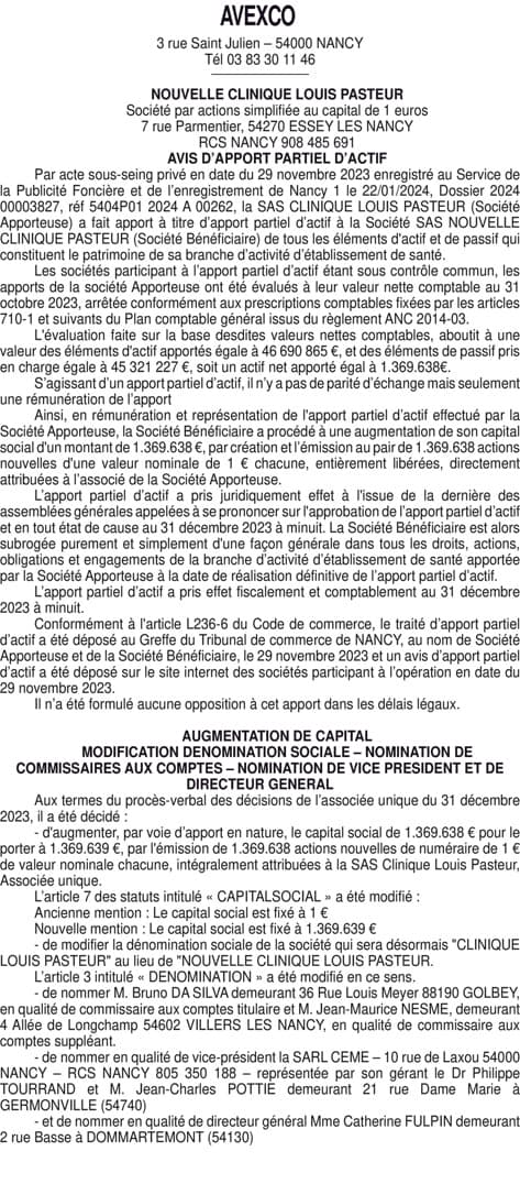 Contenu publication