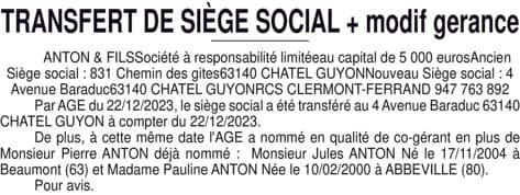 Contenu publication