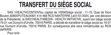Contenu publication