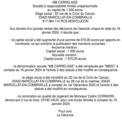 Contenu publication