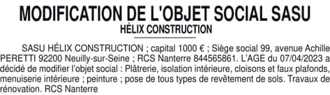 Contenu publication