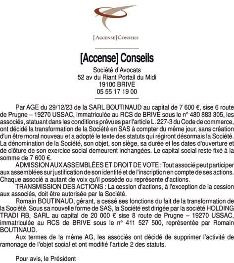 Contenu publication