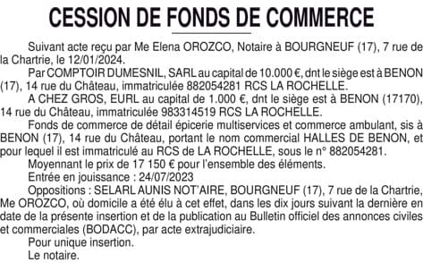 Contenu publication