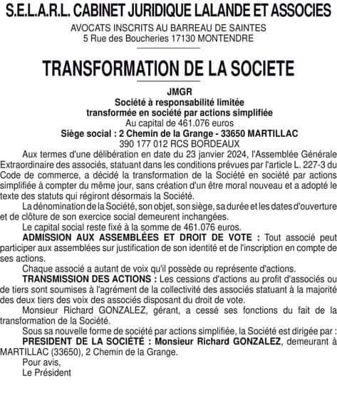 Contenu publication