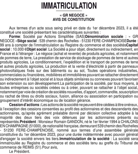 Contenu publication