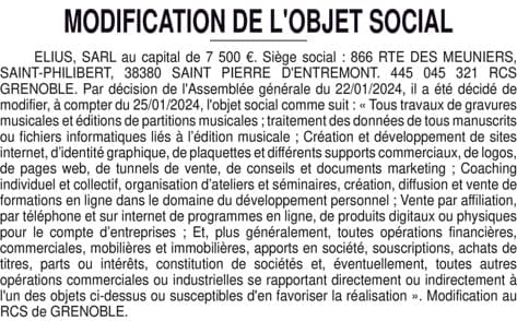 Contenu publication