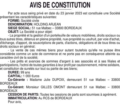 Contenu publication