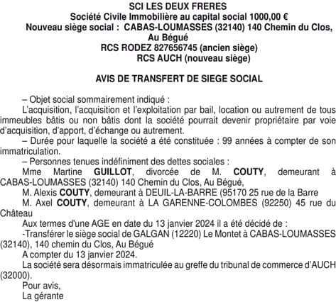 Contenu publication