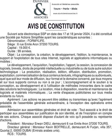 Contenu publication