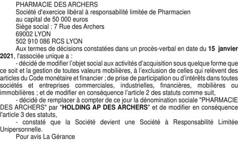 Contenu publication