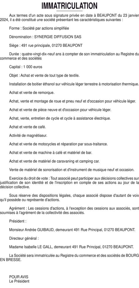 Contenu publication