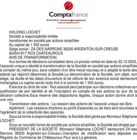 Contenu publication