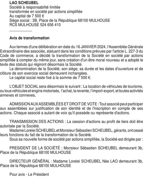 Contenu publication
