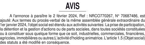 Contenu publication
