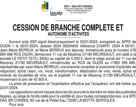 Contenu publication