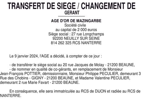 Contenu publication