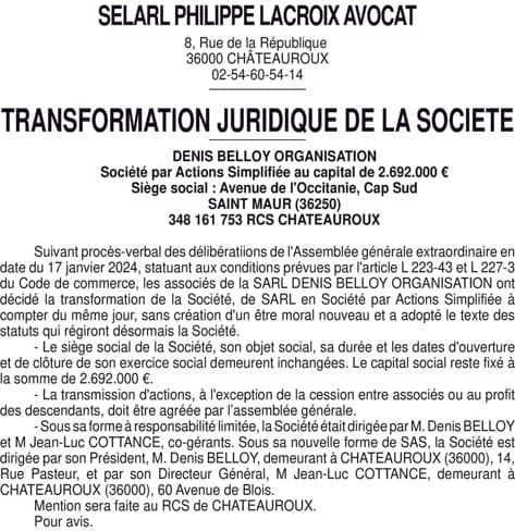 Contenu publication