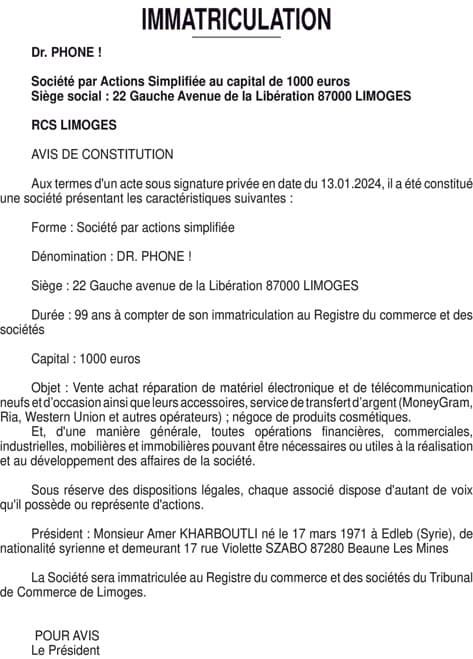 Contenu publication
