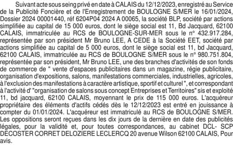 Contenu publication
