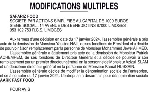 Contenu publication