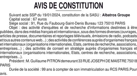 Contenu publication
