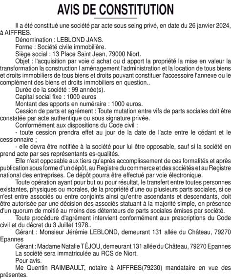 Contenu publication