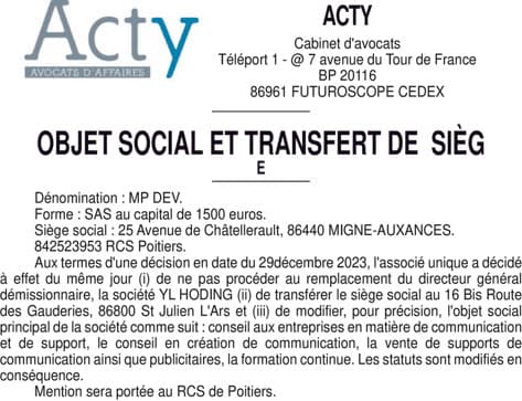Contenu publication