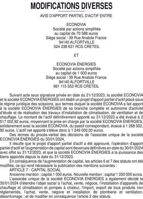 Contenu publication