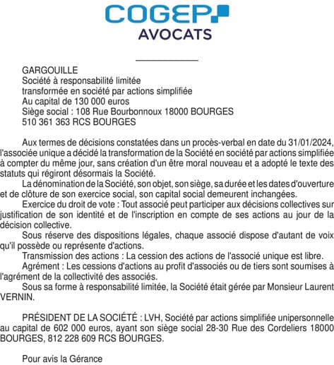 Contenu publication