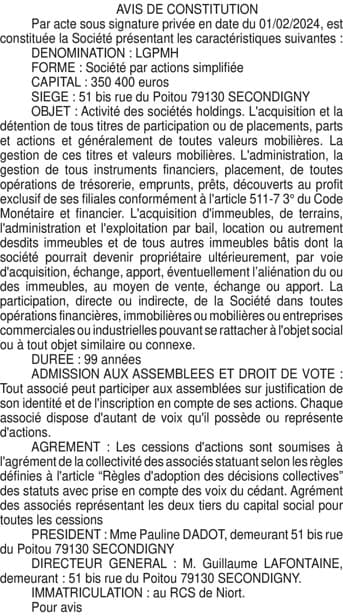 Contenu publication