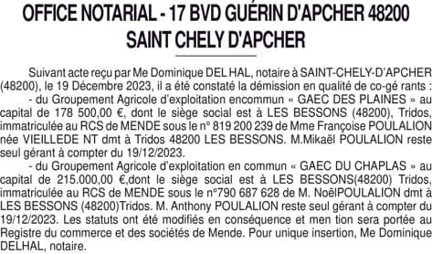 Contenu publication