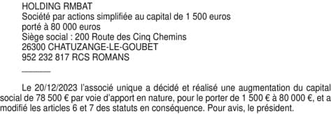Contenu publication