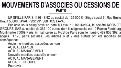 Contenu publication
