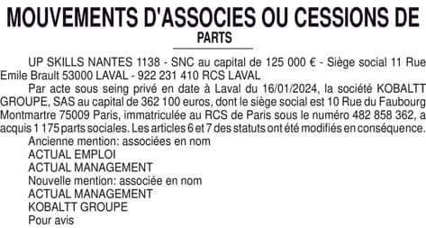 Contenu publication