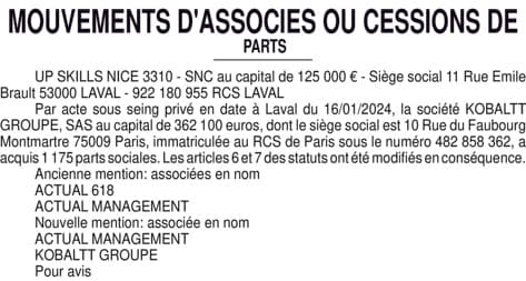 Contenu publication