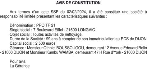 Contenu publication