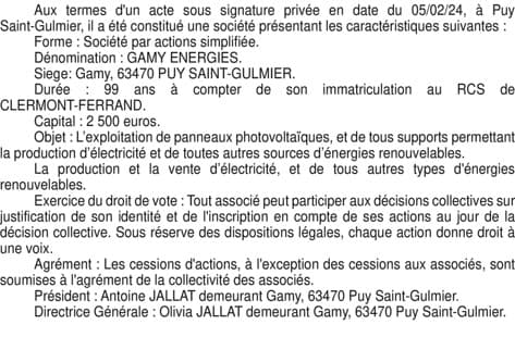 Contenu publication
